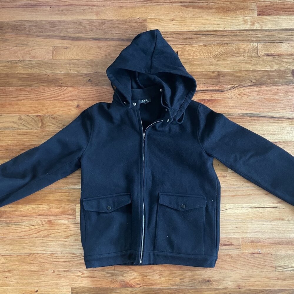 A.P.C. Wool Zip-Up Jacket